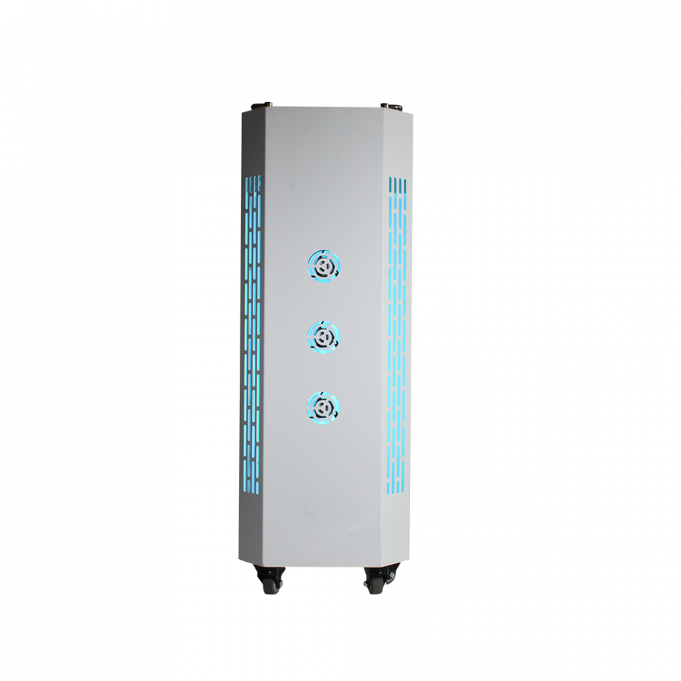 Lampa bactericida uvc 300w sterilizare aer prin ventilatie, portabila, telecomanda, 180mc/h