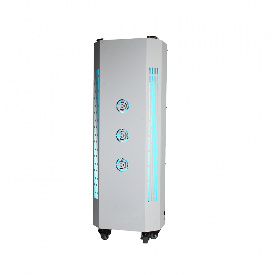 Lampa bactericida uvc 300w sterilizare aer prin ventilatie, portabila, telecomanda, 180mc/h