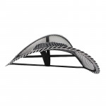 Suport lombar pentru scaun birou sau auto, plasa, bile lemn masaj, 39x41 cm
