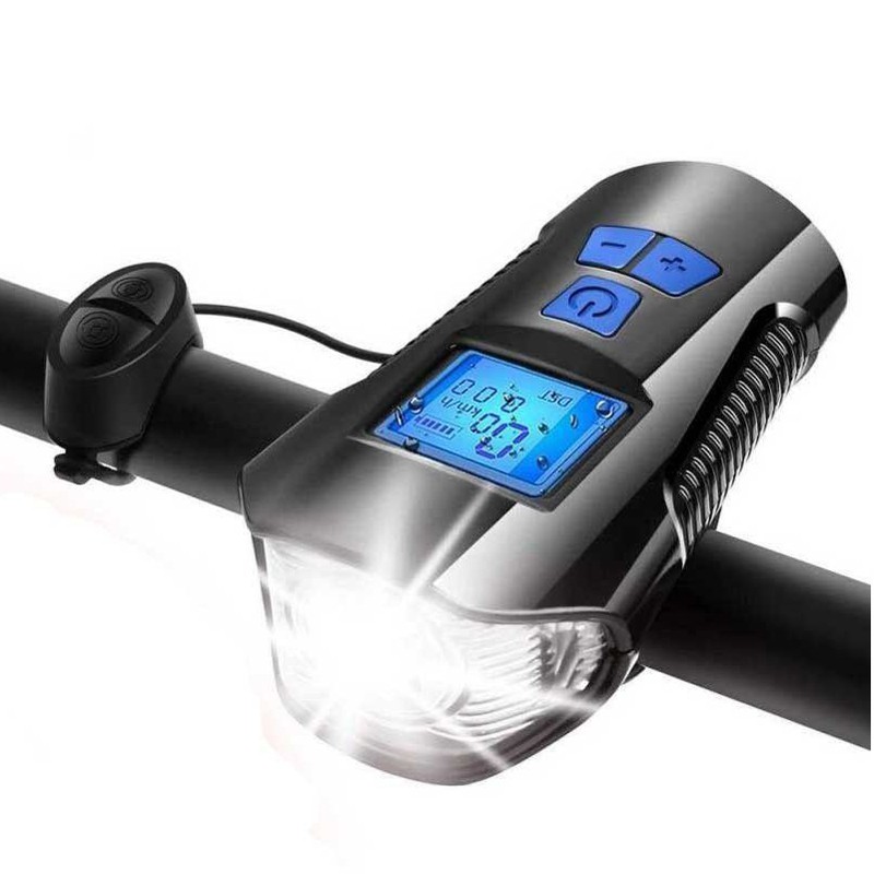 Set far si stop pentru bicicleta, lumina led, 4 moduri iluminare, microusb, ipx7,1500mah