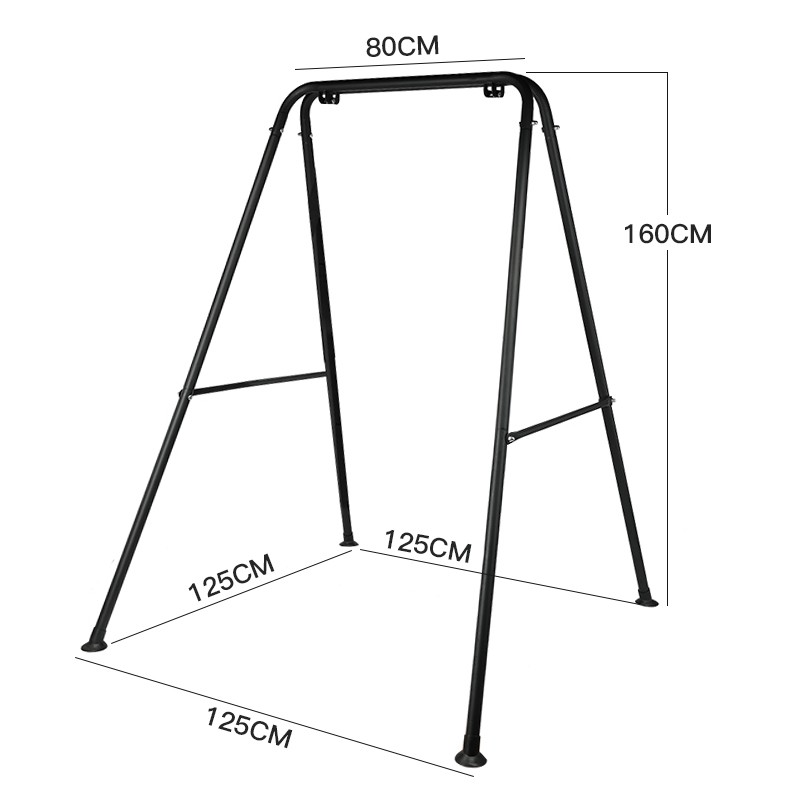 Suport hamac sau leagan, interior/exterior, metal, 160x125x80 cm