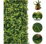 Gard artificial cu frunze verzi, panou 40x60 cm, decor sau mascare, suport grila pe