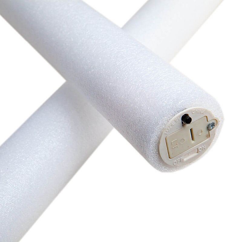 Bagheta foam stick cu led, accesoriu petrecere si festival, lungime 46 cm culoare rosu