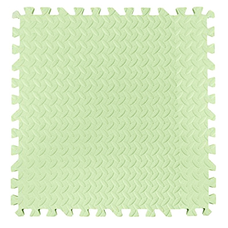 Covor puzzle xl, 60x60 cm, grosime 2 cm, spuma eva, 2 piese culoare verde