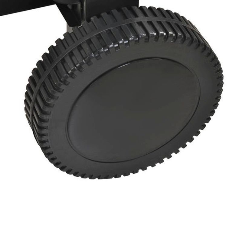 Gratar bbq pe carbune, capac rabatabil cu termometru, roti transport, 115x46x106 cm, grill 61.5x46x51 cm