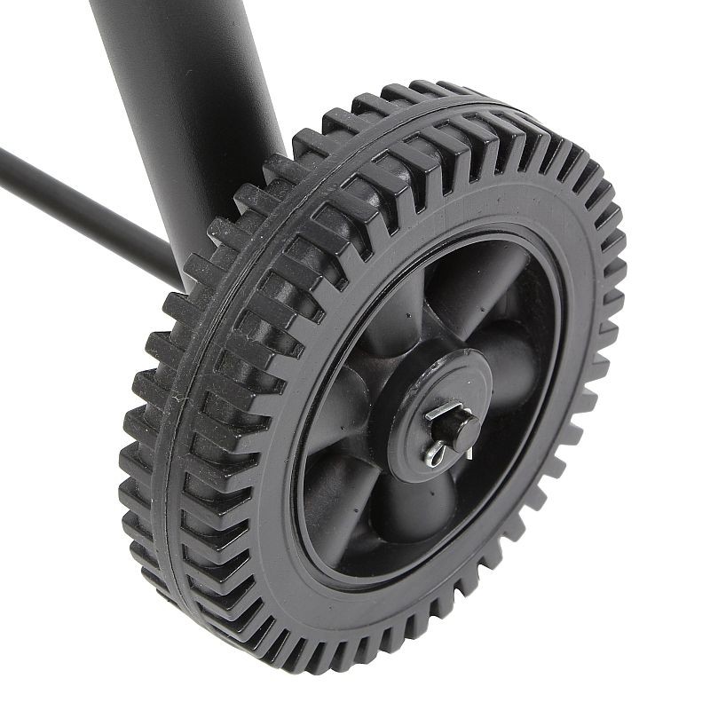 Gratar bbq pentru carbuni, 2 compartimente, grill si afumatoare, raft, horn, roti transport, termometru