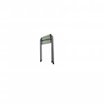 Set masa cu 4 scaune pentru camping, inaltime masa reglabila, 120x60x70/62/55 cm, aluminiu