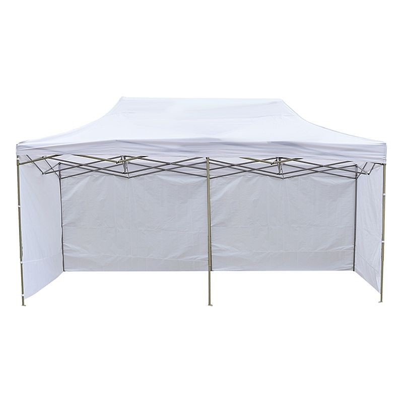 Cort de gradina quick tent, pliabil, 6x3x3 m, pavilion 3 pereti, inaltime reglabila, montare rapida