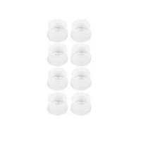 Protectie pentru picioare de mobilier, silicon, transparent, set 8 bucati