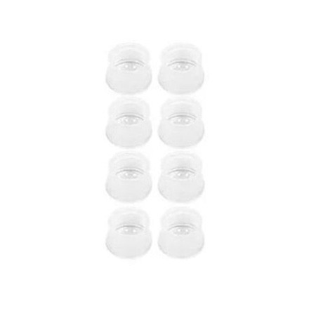 Protectie pentru picioare de mobilier, silicon, transparent, set 8 bucati