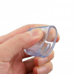 Protectie pentru picioare de mobilier, silicon, transparent, set 8 bucati