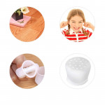Protectie pentru picioare de mobilier, silicon, transparent, set 8 bucati