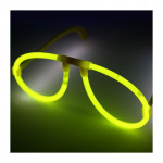 Ochelari luminescenti de petrecere, forma aviator, accesoriu neon, diverse culori culoare galben