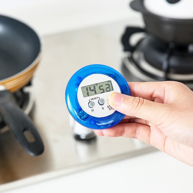 Timer pentru bucatarie, magnetic, afisaj lcd, diametru 6.5 cm