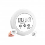 Timer pentru bucatarie, magnetic, afisaj lcd, diametru 6.5 cm