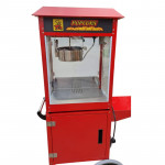 Masina pentru popcorn, 1600w, vas teflon 100 g, 200-230 grade celsius, roti deplasare