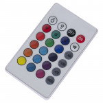 Taburet tip cub iluminat led, 40x40 cm, 16 culori, 4 moduri, control telecomanda