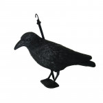 Sperietoare pasari mici, figurina tip corb, cu suport, 38x12x23 cm