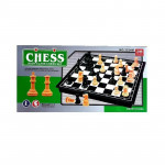 Sah magnetic, joc interactiv cu 32 piese, tabla de joc 32x32 cm