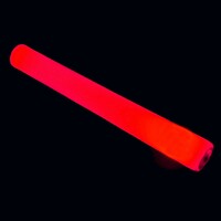 Bagheta foam stick cu led pentru petreceri, 47 cm culoare rosu