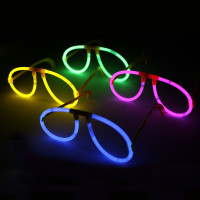Ochelari luminescenti forma aviator culoare albastru