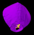 Lampioane zburatoare clasice colorate culoare violet
