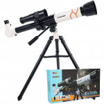 Telescop astronomic pentru copii, cu trepied, oculare 10-40x, varsta 6+