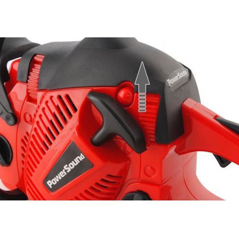 Drujba de jucarie pentru copii cu sunete reale, 37 cm, alimentare baterii, rosu/negru