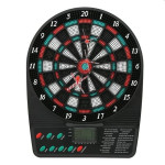 Joc mini darts cu afisaj electronic, 2-8 jucatori, 3 sageti, efecte sonore, 18x3x26 cm