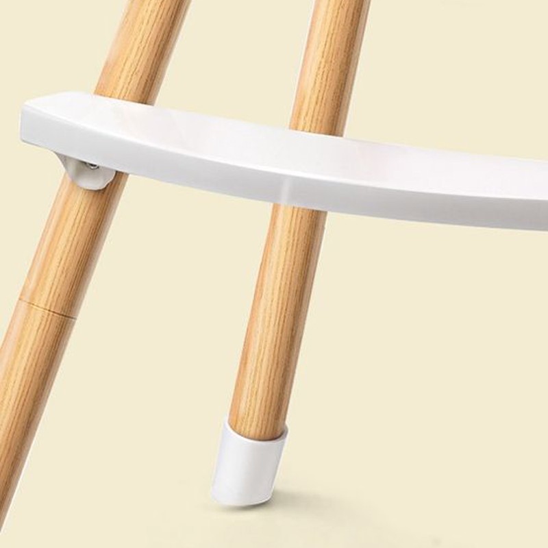 Scaun de masa pentru bebelusi, 3 in 1, suport picioare, tavita si husa detasabile, centura 5 puncte, roz pudra