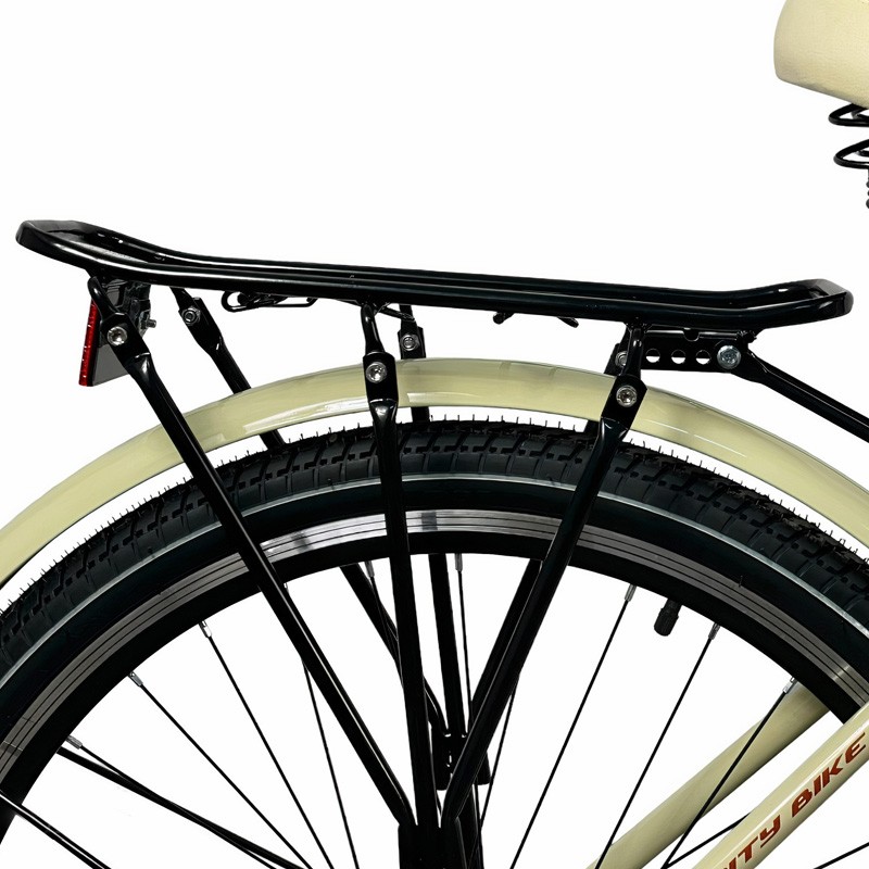 Bicicleta dama 26 inch, schimbator shimano 7 viteze, frane pe disc, cos cumparaturi, portbagaj
