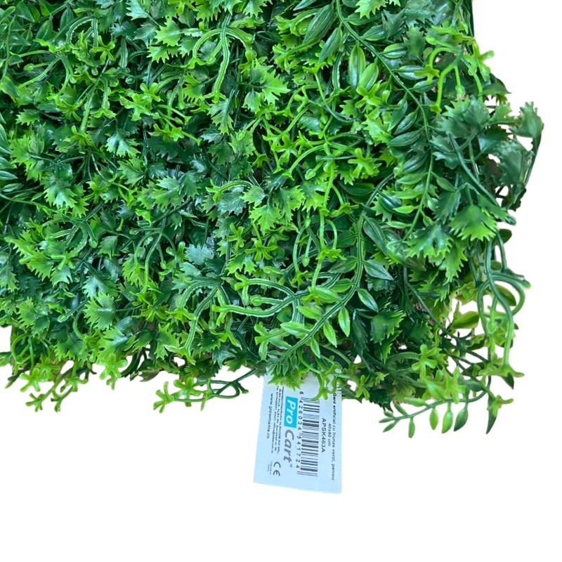 Gard verde decorativ, frunze artificiale, panou 40x60 cm