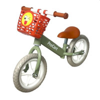 Bicicleta fara pedale, de echilibru, roti 11 inch spuma eva, verde