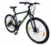 Bicicleta hibrida 700c, de munte si oras, cadru 18 inch aluminiu, 21 viteze shimano, frane pe disc
