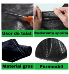 Folie agrotextil, antiburuieni, 70g/mp, filtru uv, 1.6x50 metri, hdpe