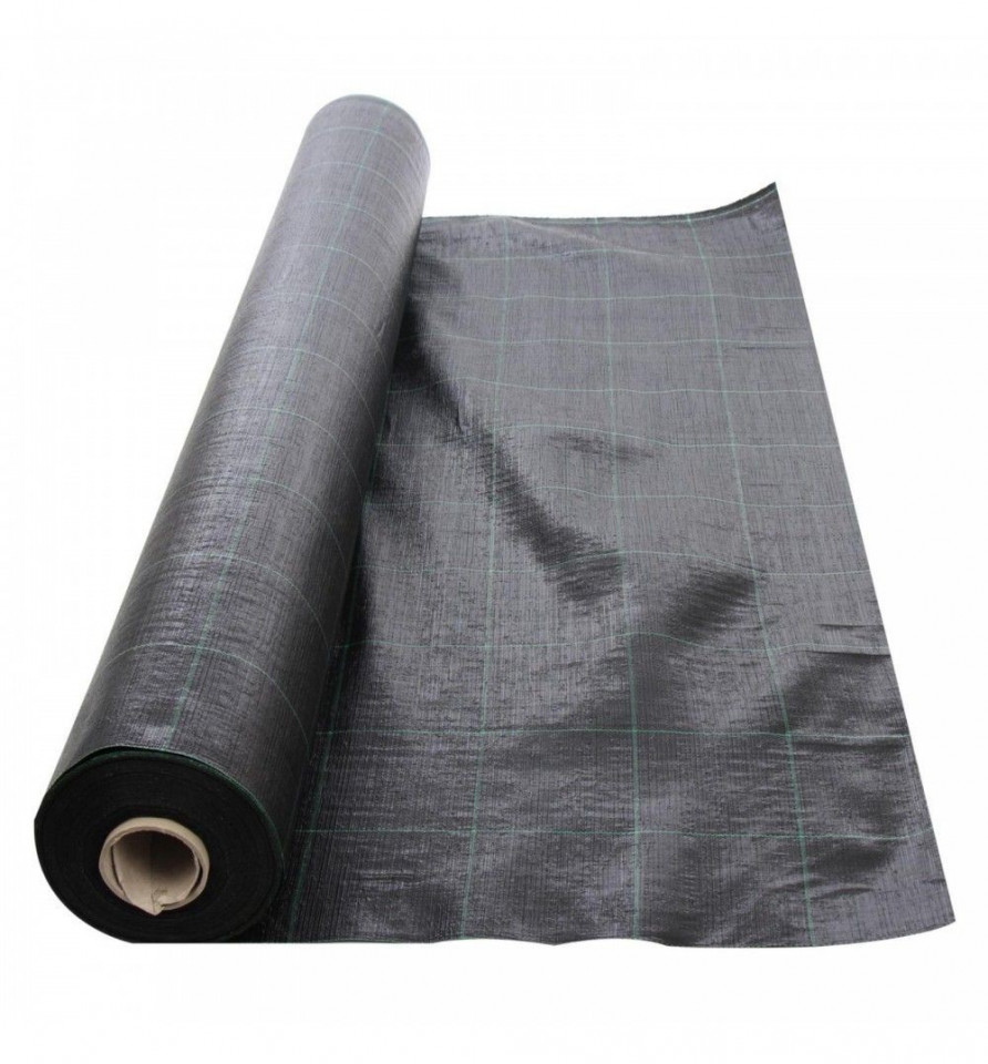 Folie agrotextil, antiburuieni, 70g/mp, filtru uv, 1.6x50 metri, hdpe