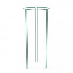 Suport metalic de flori, pentru exterior, set 3 bucati, 25x75 cm, verde