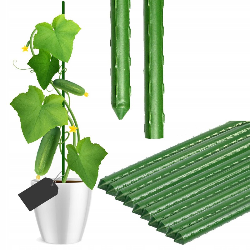 Arac gradina, lungime 120 cm, diametru 11 mm, otel si plastic verde