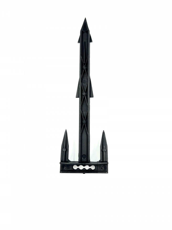 Cui fixare folie antiburuieni straturi, model ancora, lungime 17 cm, latime 5 cm, plastic