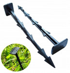Cui fixare folie straturi, pentru gradina si sera, lungime 15 cm, negru