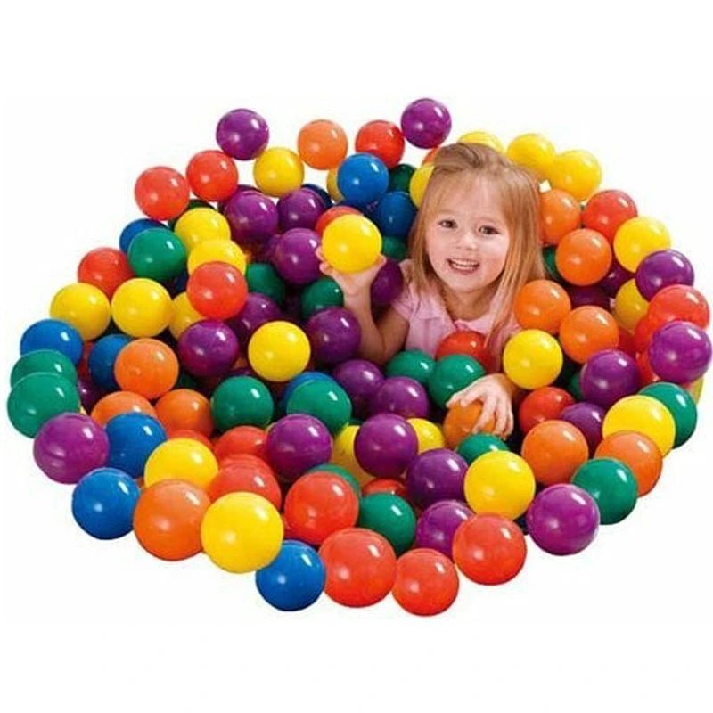 Cort de joaca 3 in 1 pentru copii, set 100 mingi multicolore, tunel, cort iglu, cub, poliester, 300x80x86 cm
