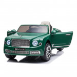 Masina electrica de jucarie bentley mulsanne, 2x35w, mp3, maxim 30 kg, telecomanda, roti eva, verde