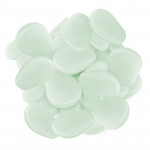 Pietricele fosforescente decorative, lumineaza turqoise, acril, diametru 3-5 cm cantitate 100 gr
