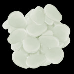 Pietricele fosforescente decorative, lumineaza turqoise, acril, diametru 3-5 cm cantitate 100 gr