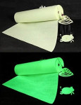 Material textil verde glow luminescent, 1.45 mp, lavabil, 190g/mp