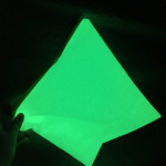 Material textil verde glow luminescent, 1.45 mp, lavabil, 190g/mp