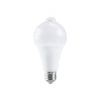 Bec cu senzor miscare, 12w, soclu e27, lumina alb rece
