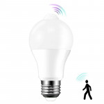 Bec cu senzor miscare, 12w, soclu e27, lumina alb rece