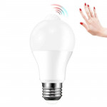 Bec cu senzor miscare, 12w, soclu e27, lumina alb rece