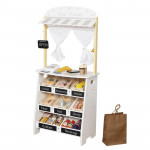 Magazin cu legume si fructe pentru copii, pos, casa de marcat, lazi, 45x24x97.5 cm